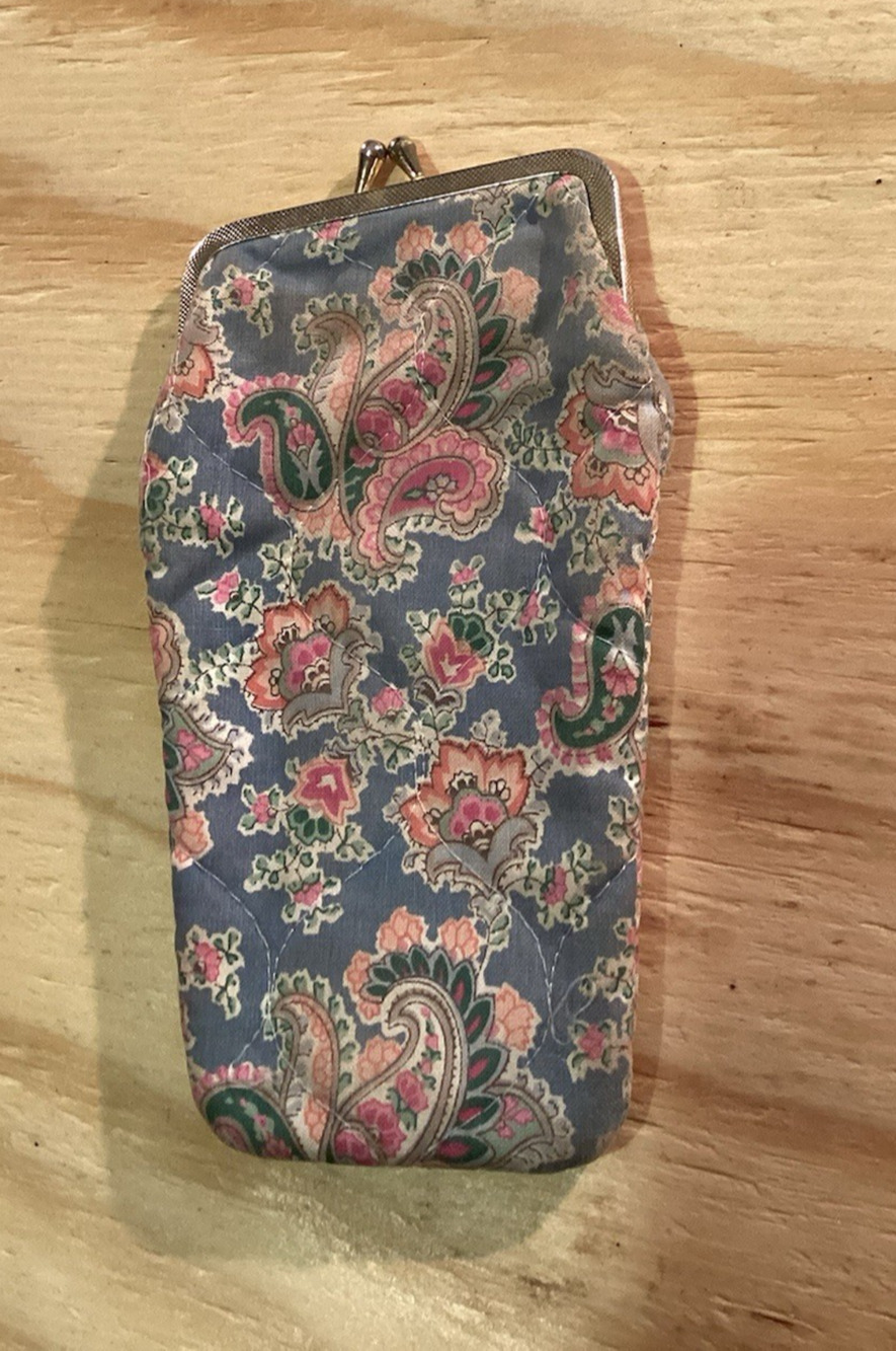Vintage Floral Pouch Sunglasses Case